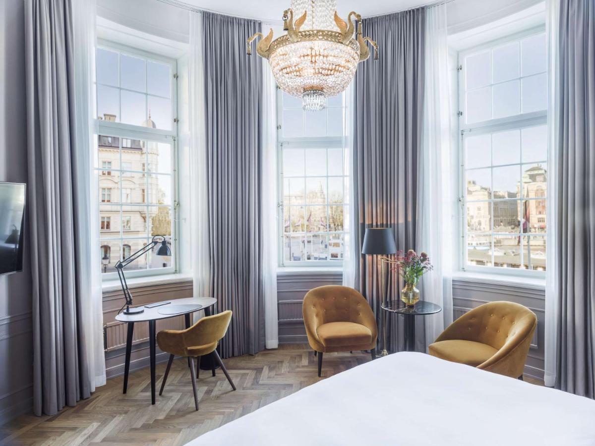 เรดิสัน คอลเลคชั่น สแตรนด์ โฮเต็ล สต็อกโฮล์ม Hotel ภายนอก รูปภาพ A room at the hotel